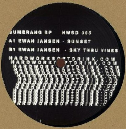Ewan Jansen - Bumerang EP | Hardworksoftdrink (HWSD005) - main Ewan Jansen - Bumerang EP | Hardworksoftdrink (HWSD005) - main