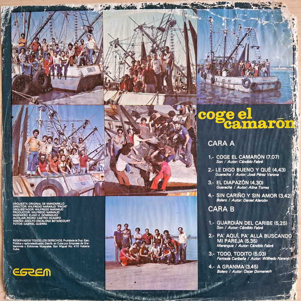 Orquesta Original De Manzanillo - Coge El Camaron | Siboney (LD-271) - 2