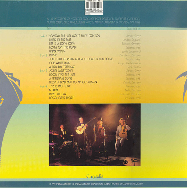 Jethro Tull - A Little Light Music | Chrysalis (0946 3 21954 1 8) - 2