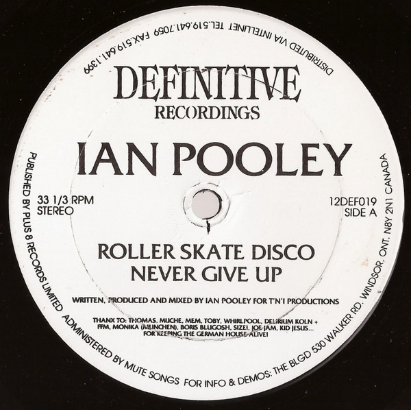 Ian Pooley - Roller Skate Disco | Definitive Recordings (12DEF019)