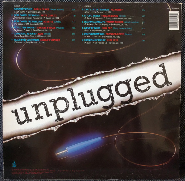 Various - Unplugged | Hispavox (090 8 27195 1) - 2