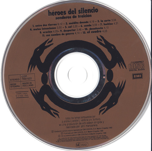 Héroes Del Silencio - Senderos De Traición | EMI (7957522) - 3