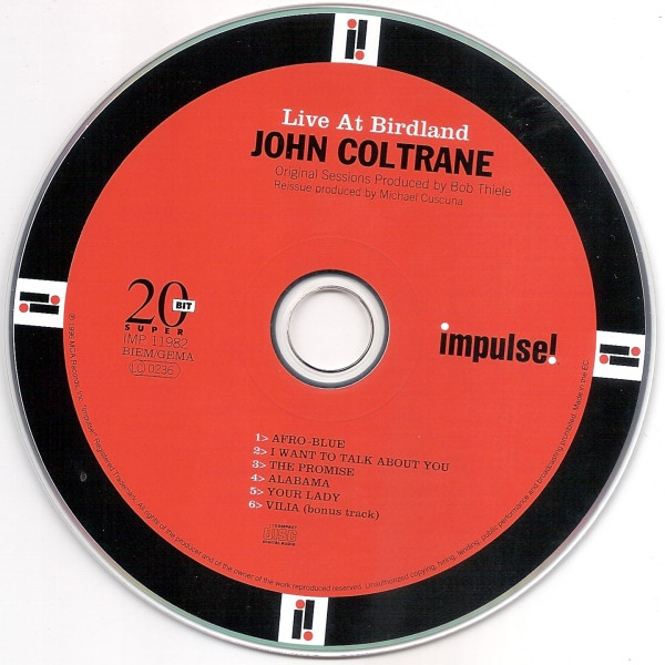 John Coltrane - Live At Birdland | Impulse! (IMP 11982) - 3