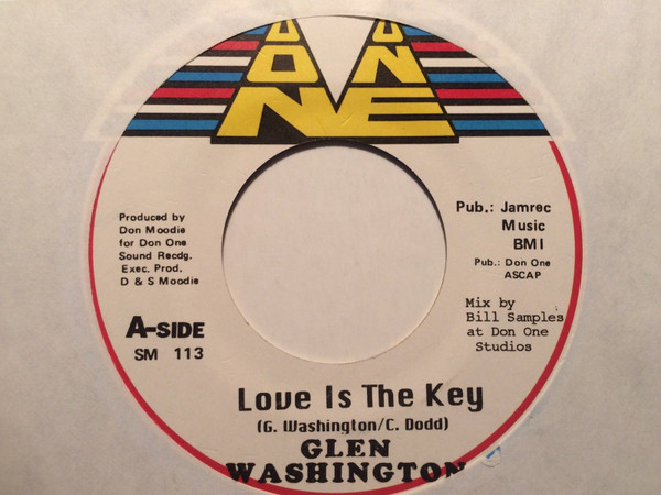 Glen Washington - Love Is The Key | Don One (SM 113) - main Glen Washington - Love Is The Key | Don One (SM 113) - main