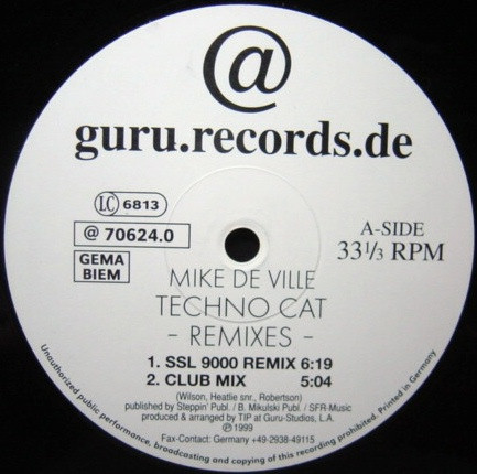 Mike De Ville - Techno Cat (Remixes) | Guru Records (DST 70624.0) - main