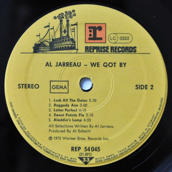 Al Jarreau - We Got By | Reprise Records (REP 54 045) - 4 Al Jarreau - We Got By | Reprise Records (REP 54 045) - 4