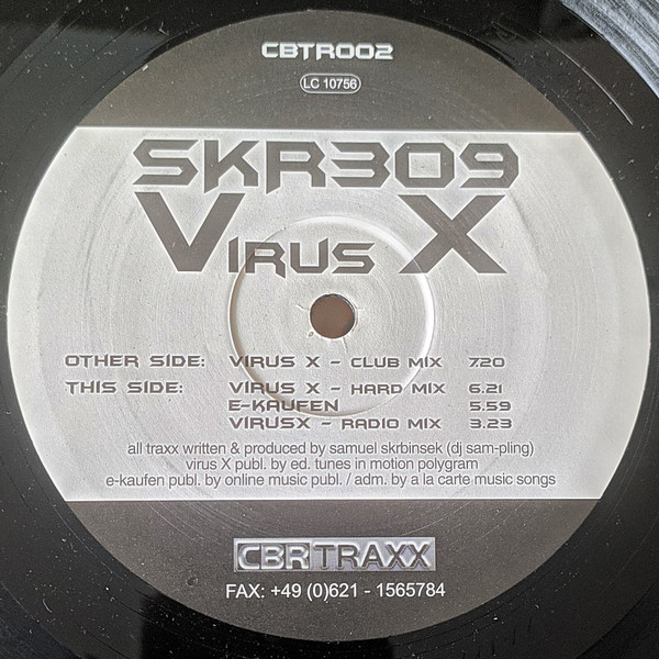 SKR 309 - Virus X | CBR Traxx (CBTR002) - 3