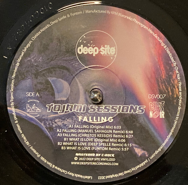 Tojami Sessions - Falling EP | Deep Site Vinylized (DSV007) - main Tojami Sessions - Falling EP | Deep Site Vinylized (DSV007) - main