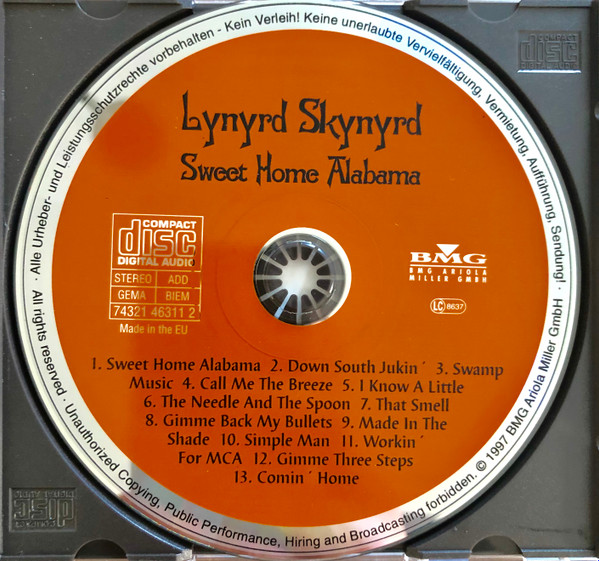 Lynyrd Skynyrd - Sweet Home Alabama | BMG (74321 46311 2) - 3