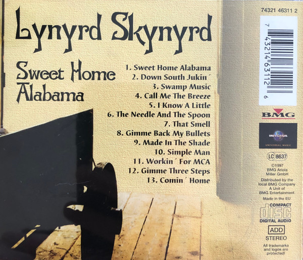 Lynyrd Skynyrd - Sweet Home Alabama | BMG (74321 46311 2) - 2