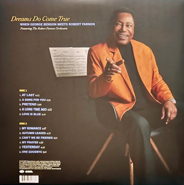George Benson , Robert Farnon And His Orchestra - Dreams Do Come True : When George Benson Meets Robert Farnon | Rhino Records (R1 726198) - 2 George Benson , Robert Farnon And His Orchestra - Dreams Do Come True : When George Benson Meets Robert Farnon | Rhino Records (R1 726198) - 2