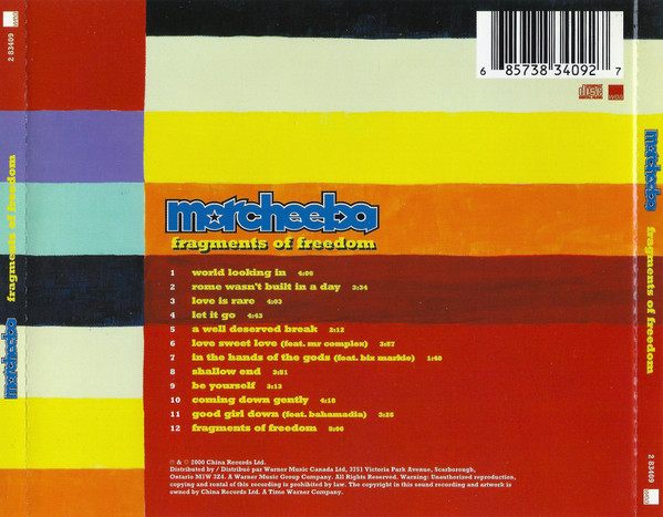 Morcheeba - Fragments Of Freedom [CD] | WEA (2 83409) - 2