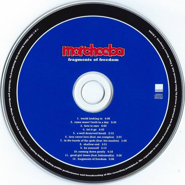 Morcheeba - Fragments Of Freedom [CD] | WEA (2 83409) - 3