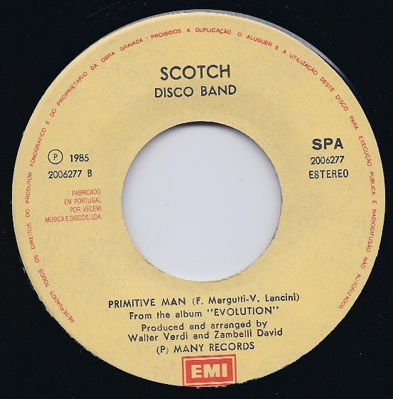 Scotch - Disco Band / Primitive Man | EMI (2006277) - 4