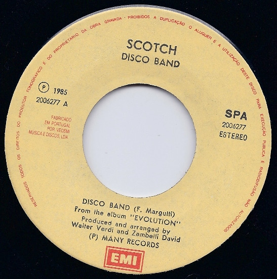 Scotch - Disco Band / Primitive Man | EMI (2006277) - 3