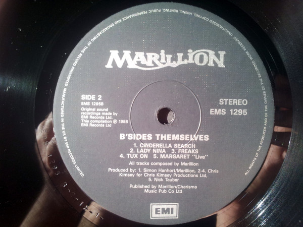Marillion - B'Sides Themselves | EMI (EMS 1295) - 2