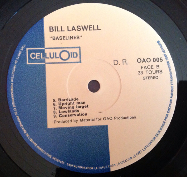 Bill Laswell - Baselines | Celluloid (OAO 005) - 4 Bill Laswell - Baselines | Celluloid (OAO 005) - 4