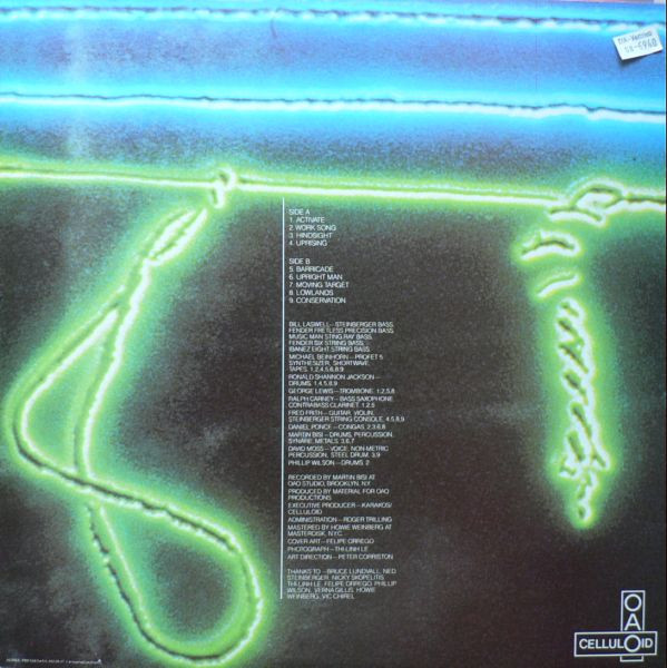 Bill Laswell - Baselines | Celluloid (OAO 005) - 2 Bill Laswell - Baselines | Celluloid (OAO 005) - 2