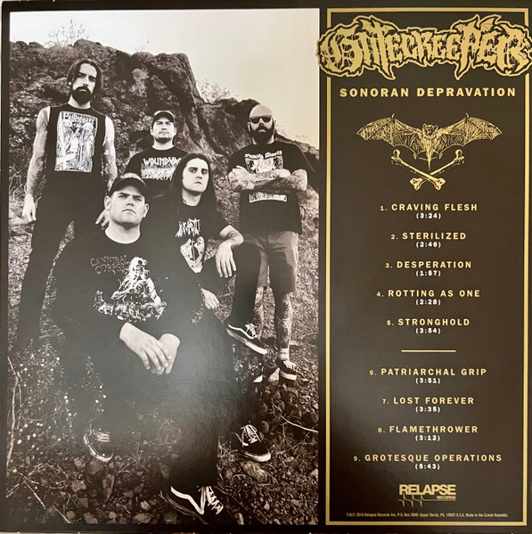 Gatecreeper - Sonoran Depravation (Limited Edition - Black Ice With Ghosty Effect Vinyl) [Vinyl] | Relapse Records (RR7362) - 2