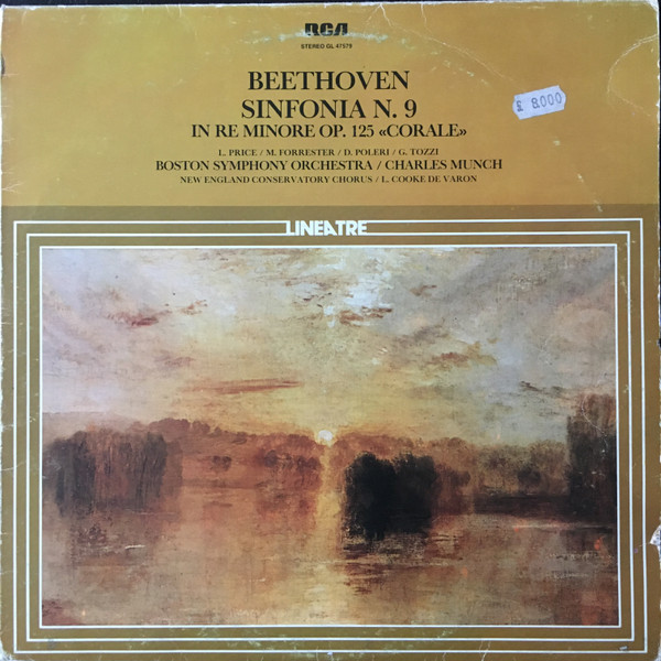 Ludwig van Beethoven - Sinfonia N.9 In Re Minore Op.125 <Corale> | RCA (gl 47579)