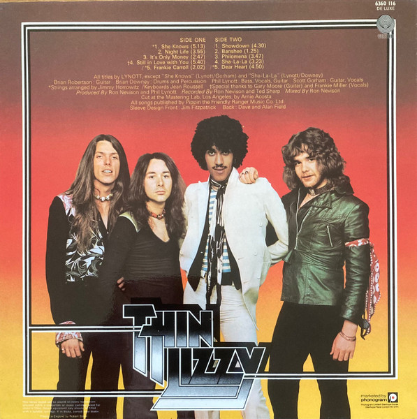 Thin Lizzy - Night Life | Vertigo (6360 116) - 2