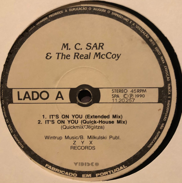 Real McCoy - It's On You | Vidisco (11.20.257) - 3