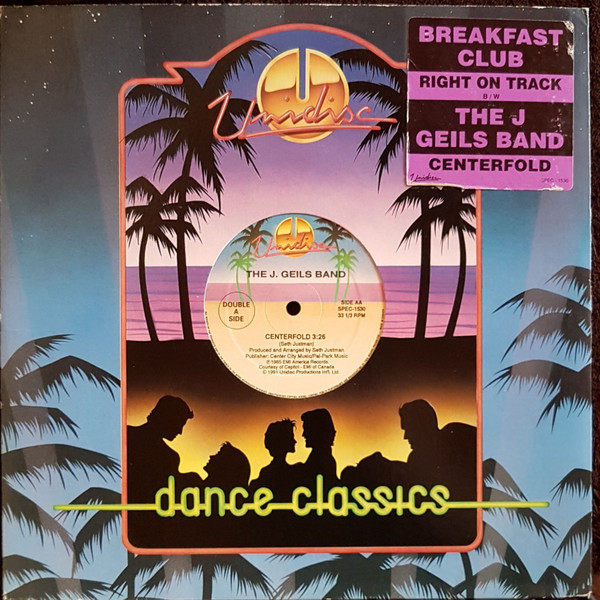 Breakfast Club / The J. Geils Band - Right On Track / Centerfold | Unidisc (SPEC-1530)
