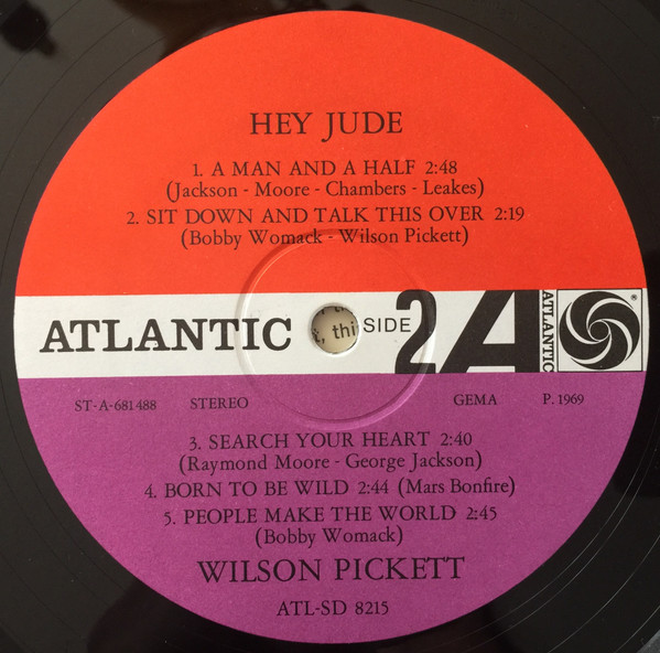 Wilson Pickett - Hey Jude | Atlantic (SD 8215) - 4