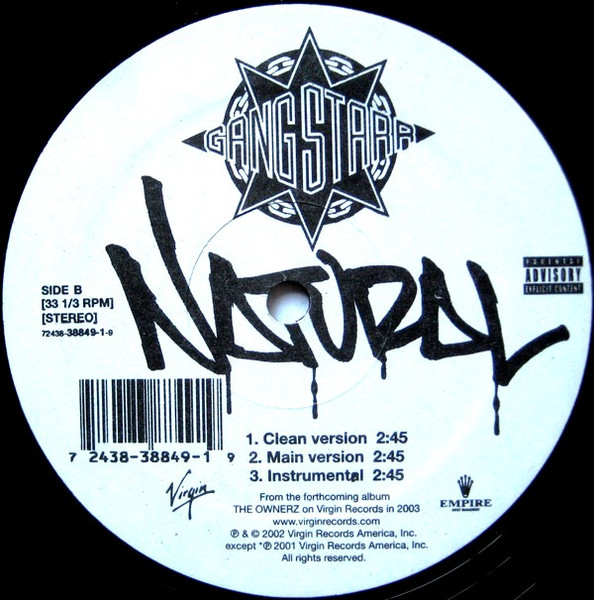 Gang Starr - Skills / Natural | Virgin (7243 38849 1 9) - 4