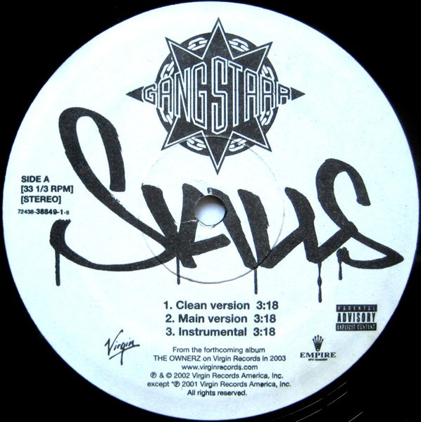 Gang Starr - Skills / Natural | Virgin (7243 38849 1 9) - 3