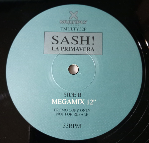 Sash! - La Primavera | Multiply Records (TMULTY32P) - 4