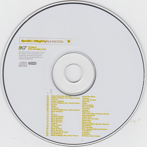 Smith & Mighty - DJ-Kicks: | !K7 (!K7065CD) - 3
