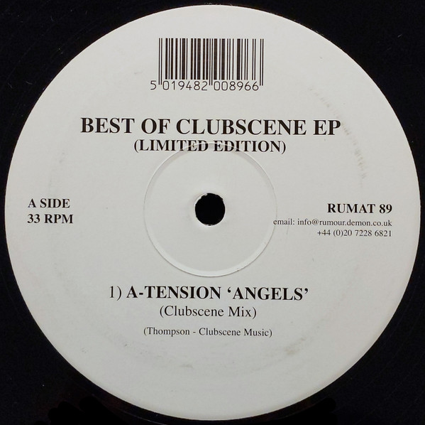 Various - Best Of Clubscene EP | Rumour Records (RUMAT 89) - 2 Various - Best Of Clubscene EP | Rumour Records (RUMAT 89) - 2
