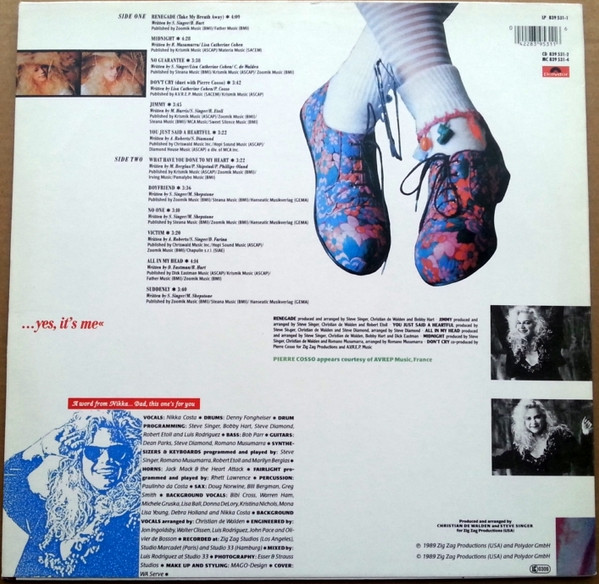 Nikka Costa - Here I Am ... Yes, It's Me | Polydor (839 531-1) - 3
