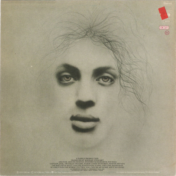 Billy Joel - Piano Man | CBS (80719) - 2 Billy Joel - Piano Man | CBS (80719) - 2