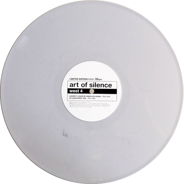 Art Of Silence - West 4 | Axiomattic Records (AX001) - 3 Art Of Silence - West 4 | Axiomattic Records (AX001) - 3