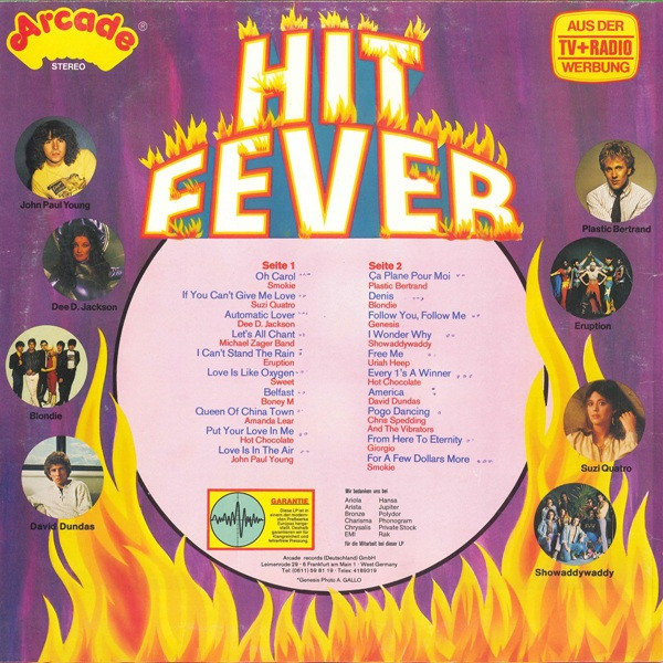 Various - Hit Fever | Arcade (ADE G 41) - 2