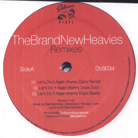 The Brand New Heavies - Remixes | Delicious Vinyl (DV9034) - 2 The Brand New Heavies - Remixes | Delicious Vinyl (DV9034) - 2