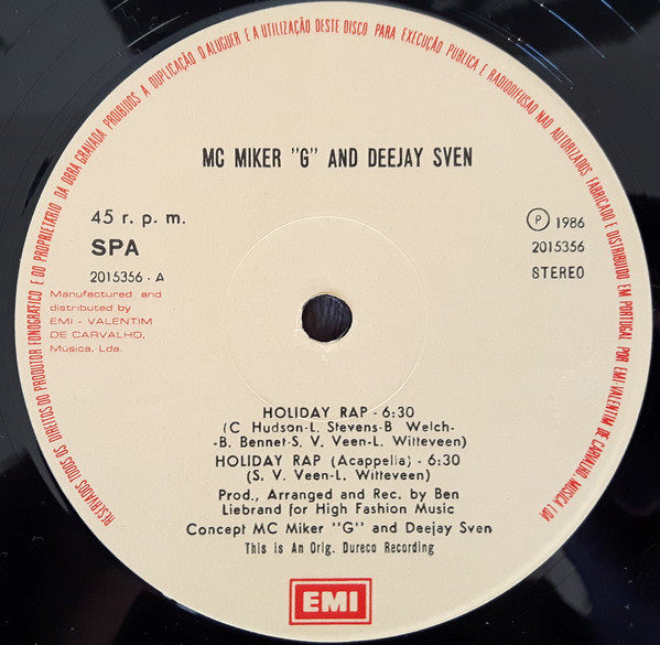 MC Miker G. & DJ Sven - Holiday Rap | EMI (2015356) - 3
