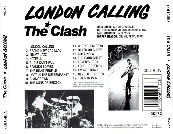 The Clash - London Calling | Columbia (495347 2) - 2