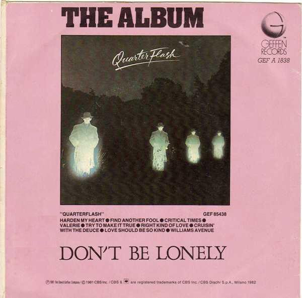 Quarterflash - Harden My Heart | Geffen Records (GEF A 1838) - 2