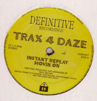 Troy Brown - Trax 4 Daze Vol. 1 | Definitive Recordings (12DEF027) - 4 Troy Brown - Trax 4 Daze Vol. 1 | Definitive Recordings (12DEF027) - 4
