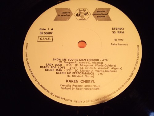Karen Cheryl - Liars Beware | Baby Records (BR 56007) - 2 Karen Cheryl - Liars Beware | Baby Records (BR 56007) - 2