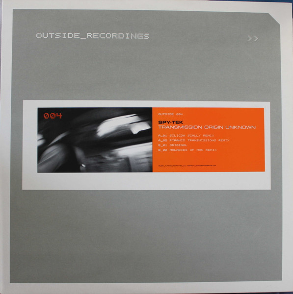 Spy-Tek - Transmission Origin Unknown | Outside Recordings (OUTSIDE 004)