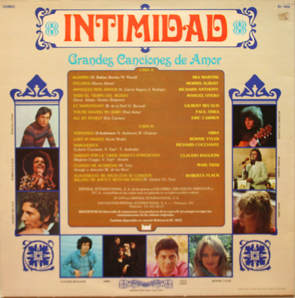 Various - Intimidad. Grandes Canciones De Amor | K-Tel (SL 1015) - 2 Various - Intimidad. Grandes Canciones De Amor | K-Tel (SL 1015) - 2