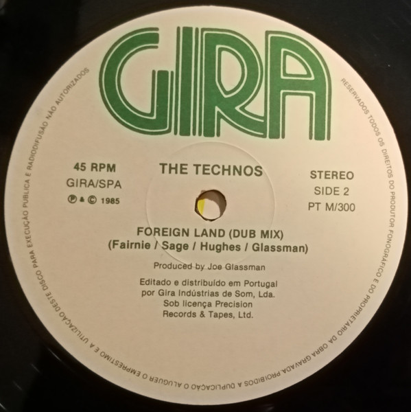 The Technos - Foreign Land | Gira (PT M/300) - 4