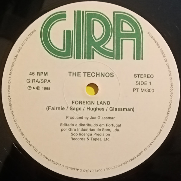 The Technos - Foreign Land | Gira (PT M/300) - 3