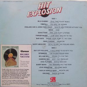 Various - Hit Explosion [Vinyl] | Ronco (R-2130) - 2