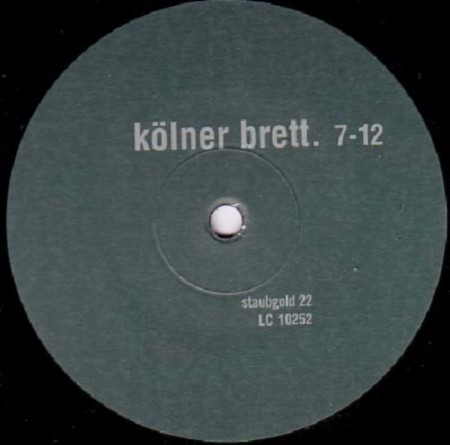 To Rococo Rot - Kölner Brett | Staubgold (staubgold 22) - 2