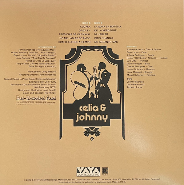 Celia Cruz & Johnny Pacheco - Tremendo Caché | Craft Recordings (CR00872) - 2